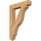 Ekena Millwork Funston Arts & Crafts Smooth Bracket, Western Red Cedar, 5 1/2"W x 34"D x 46"H BKT06X34X46FST03SWR - alternate 1
